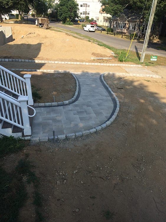 stone walkway