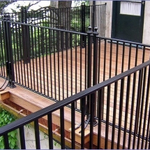 aluminum fence for deck